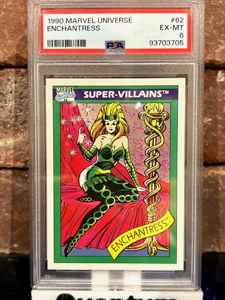 1990 Marvel Universe Enchantress PSA 6