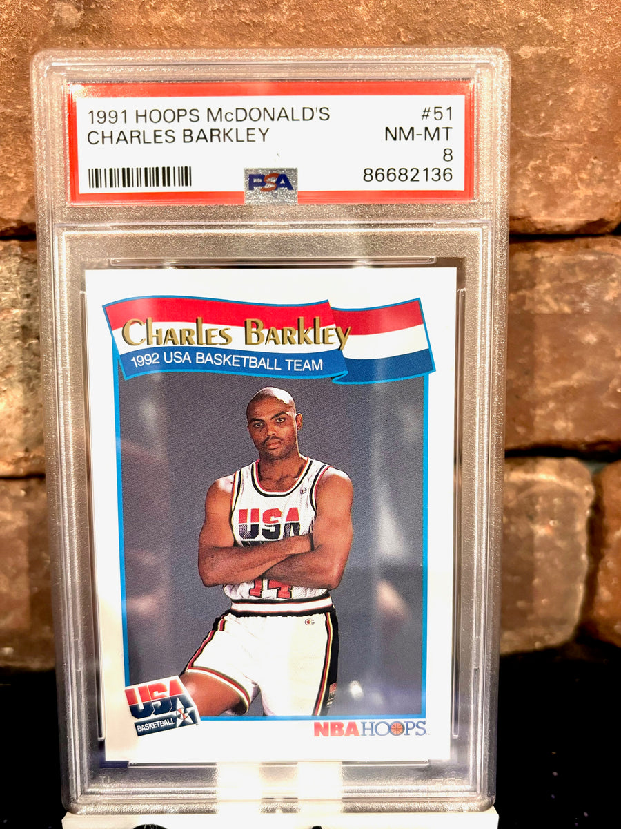 1991 Hoops McDonald's Charles Barkley PSA 8