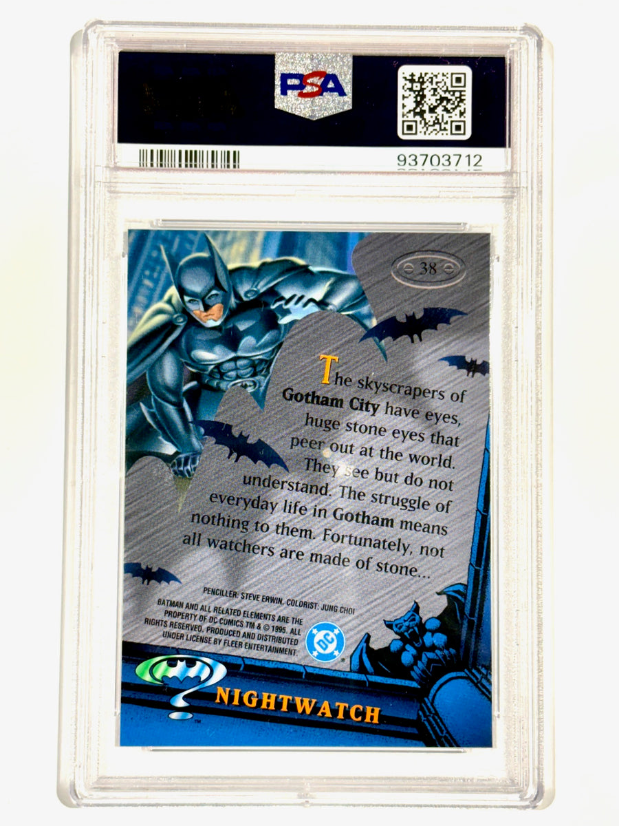 1995 Batman Forever Metal #38 Nightwatch PSA 9