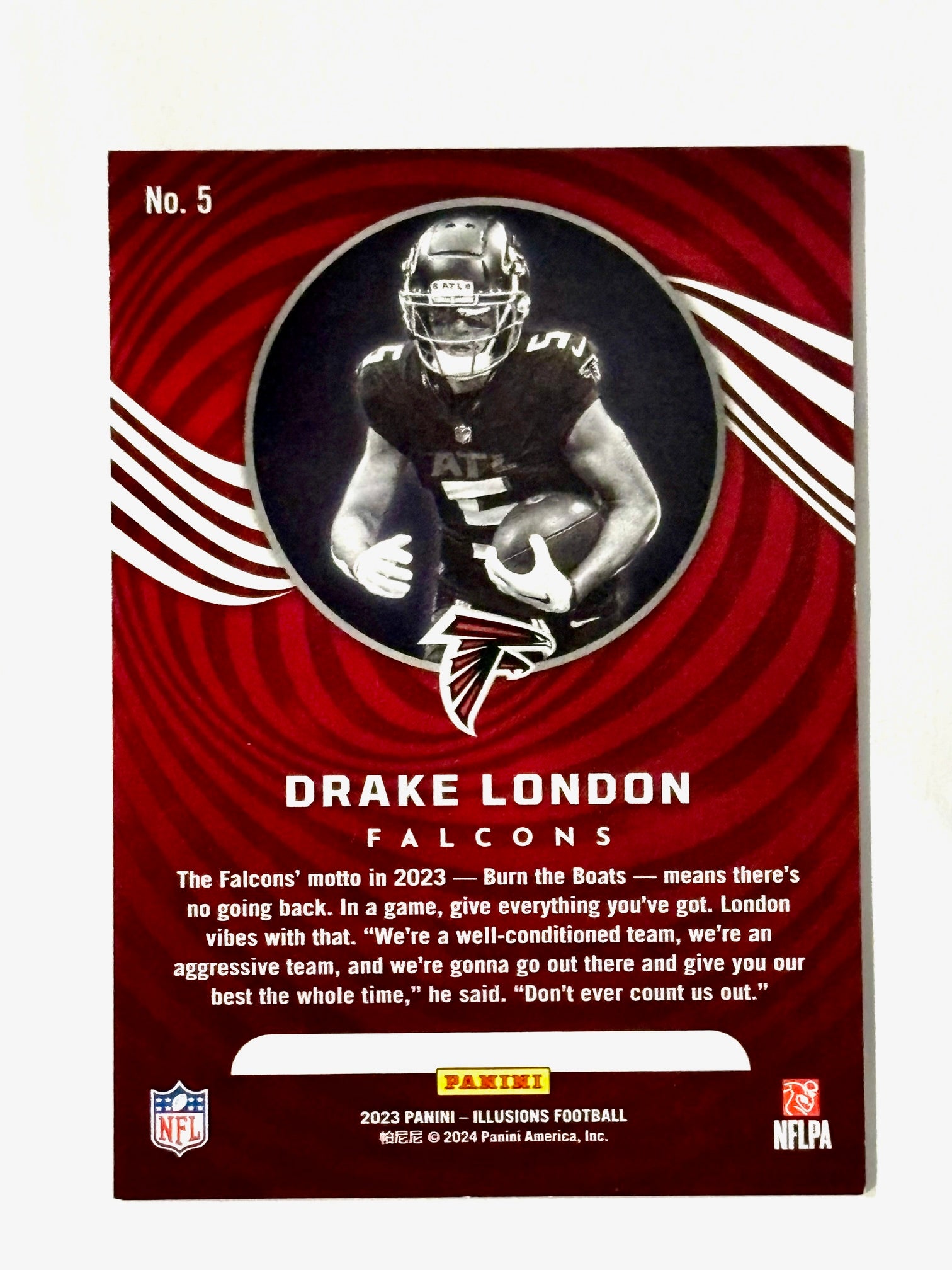 2023 Panini Illusions Football Drake London Autograph /199