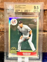 2017 Topps Chrome Aaron Judge RC 1987 Design BGS 9.5